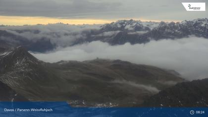 Davos: Dorf - Weissfluhjoch, Blick Gotschna