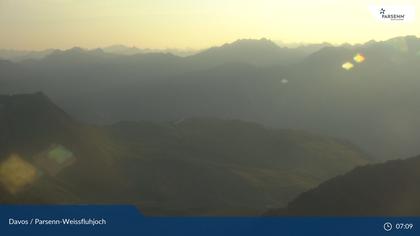 Davos: Dorf - Weissfluhjoch, Blick Gotschna