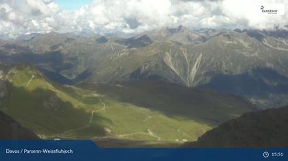 Davos: Dorf - Weissfluhjoch, Blick Gotschna