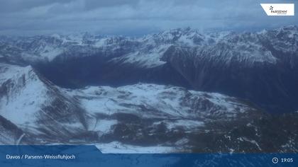 Davos: Dorf - Weissfluhjoch, Blick Gotschna