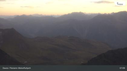 Davos: Dorf - Weissfluhjoch, Blick Gotschna