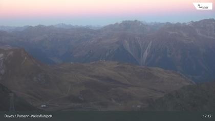 Davos: Dorf - Weissfluhjoch, Blick Gotschna