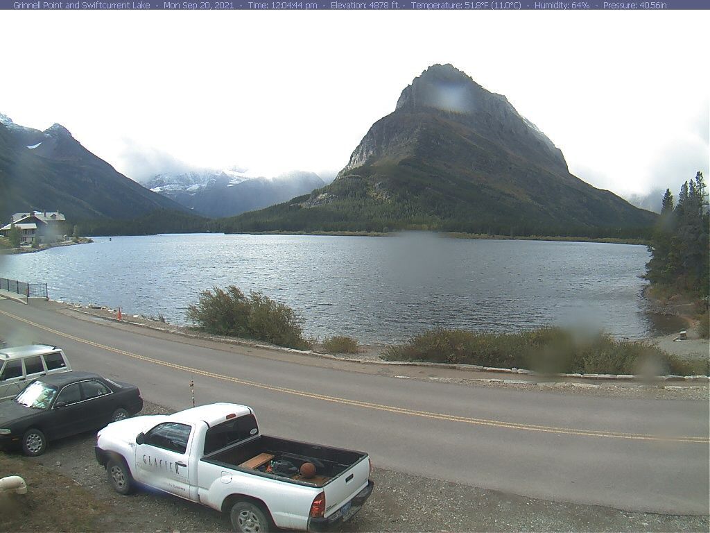 Traffic Cam Glacier › South-West: Swiftcurrent Lake