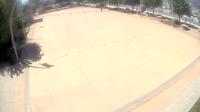 Kelowna › South-West: Stuart Park Outdoor Ice Rink - BC - View of the ice surface and marina - Day time