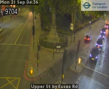 Traffic Cam North Cheam: Upper St by Essex Rd