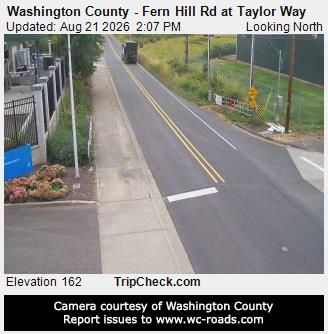 Traffic Cam Carnation: County - Fern Hill Rd at Taylor Way