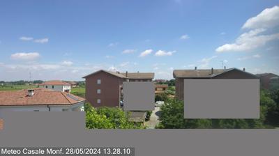 immagine della webcam nei dintorni di Villanova Monferrato: webcam Casale Monferrato