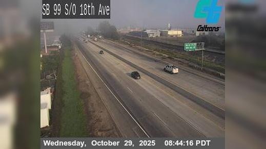 Traffic Cam Kingsburg › South: TUL-99-S/O 18TH AVE