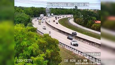 Traffic Cam Miami Lakes: SR-826 at Northwest 163rd Street