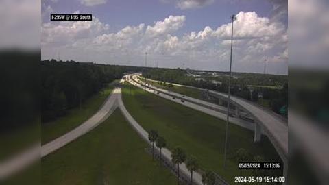 Traffic Cam Jacksonville: I-95 at I-295 - 9A South