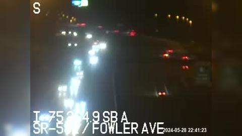 Traffic Cam Temple Terrace Junction: I-75 at SR-582 - Fowler Ave