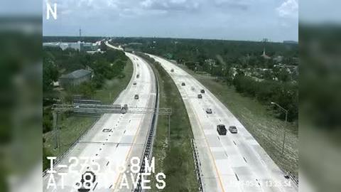 Traffic Cam Saint Petersburg: I-275 median at 38th Ave S