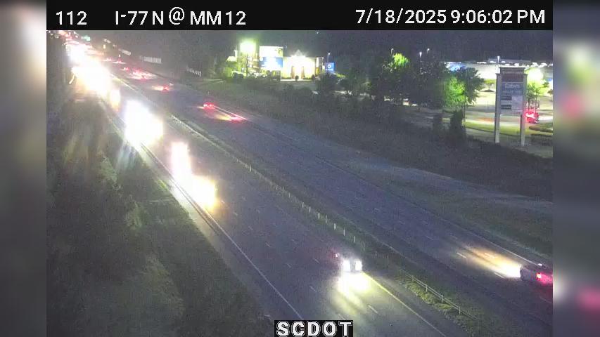 Traffic Cam Columbia: I-77 N @ MM 12 (Forest Dr)