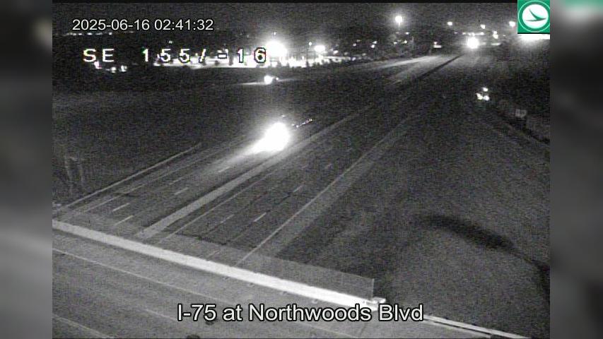 Traffic Cam Vandalia: I-75 at Northwoods Blvd