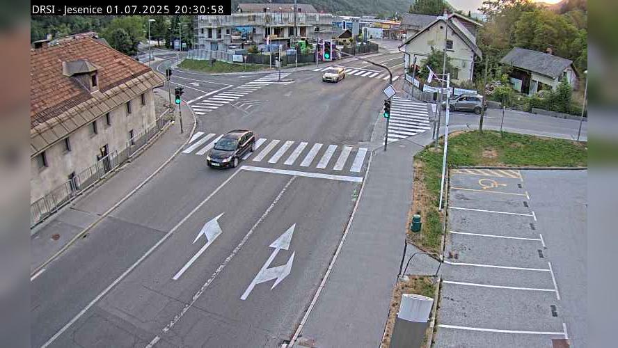 Traffic Cam Plavz: R2-452, Hrušica - Javornik, Cesta maršala Tita