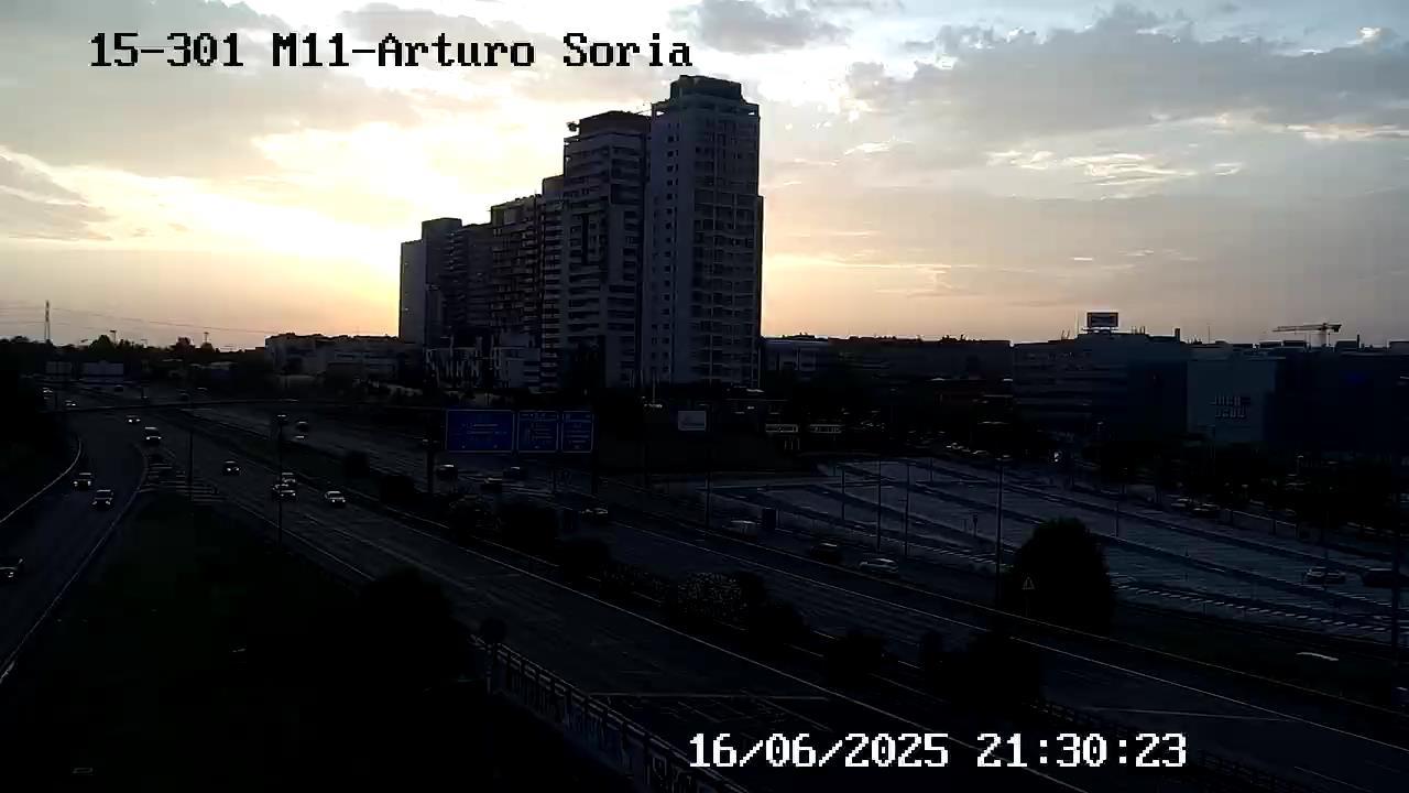 Arturo Soria Traffic Webcam