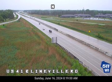 Traffic Cam West Allis: US 41 at Lineville Rd