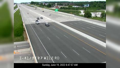 Traffic Cam Caledonia: I-41/I-94 @ 7 Mile Rd