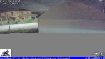 immagine della webcam nei dintorni di Acquaviva d'Isernia: webcam Castel di Sangro