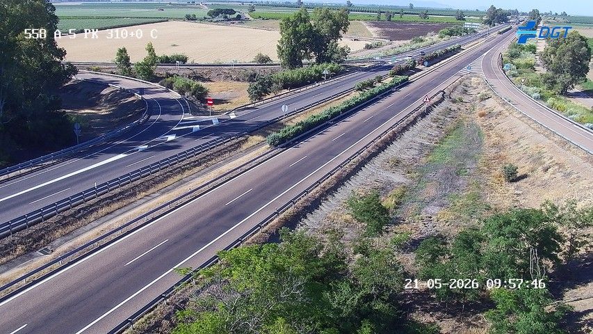 Traffic Cam Santa Amalia › South-West