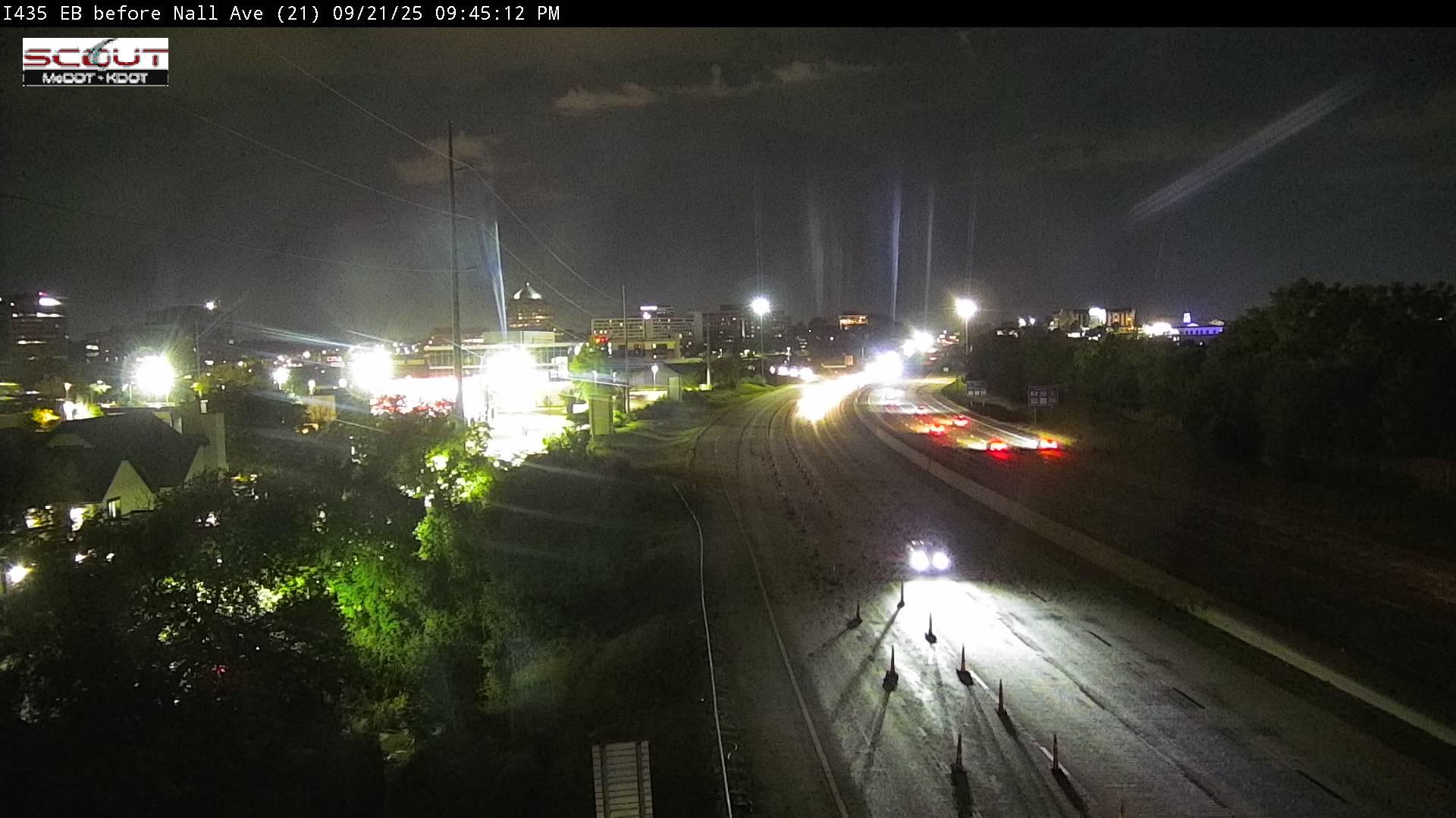 Overland Park I E BEFORE NALL Traffic Cam