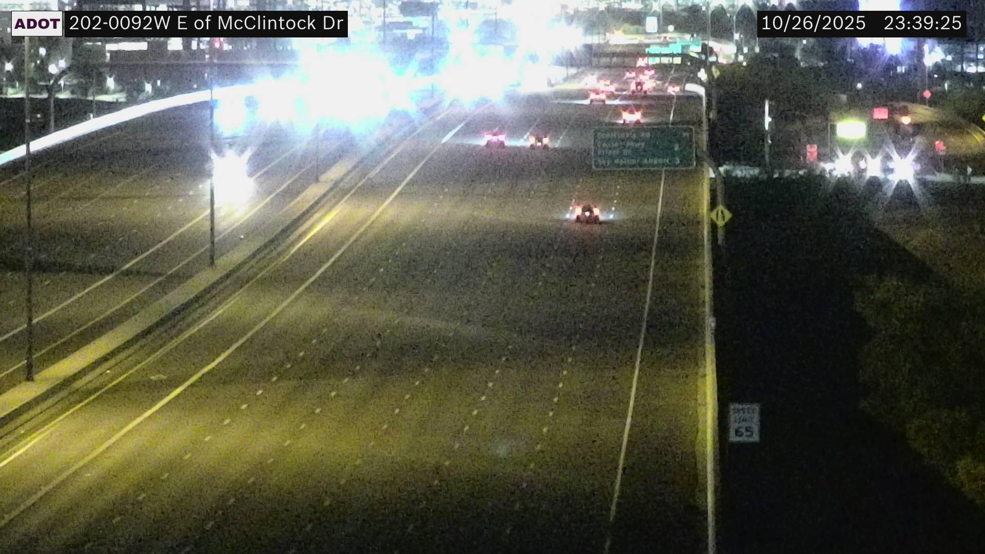 Traffic Cam Tempe › West: SR-202 WB 9.20 @E of McClintock Dr