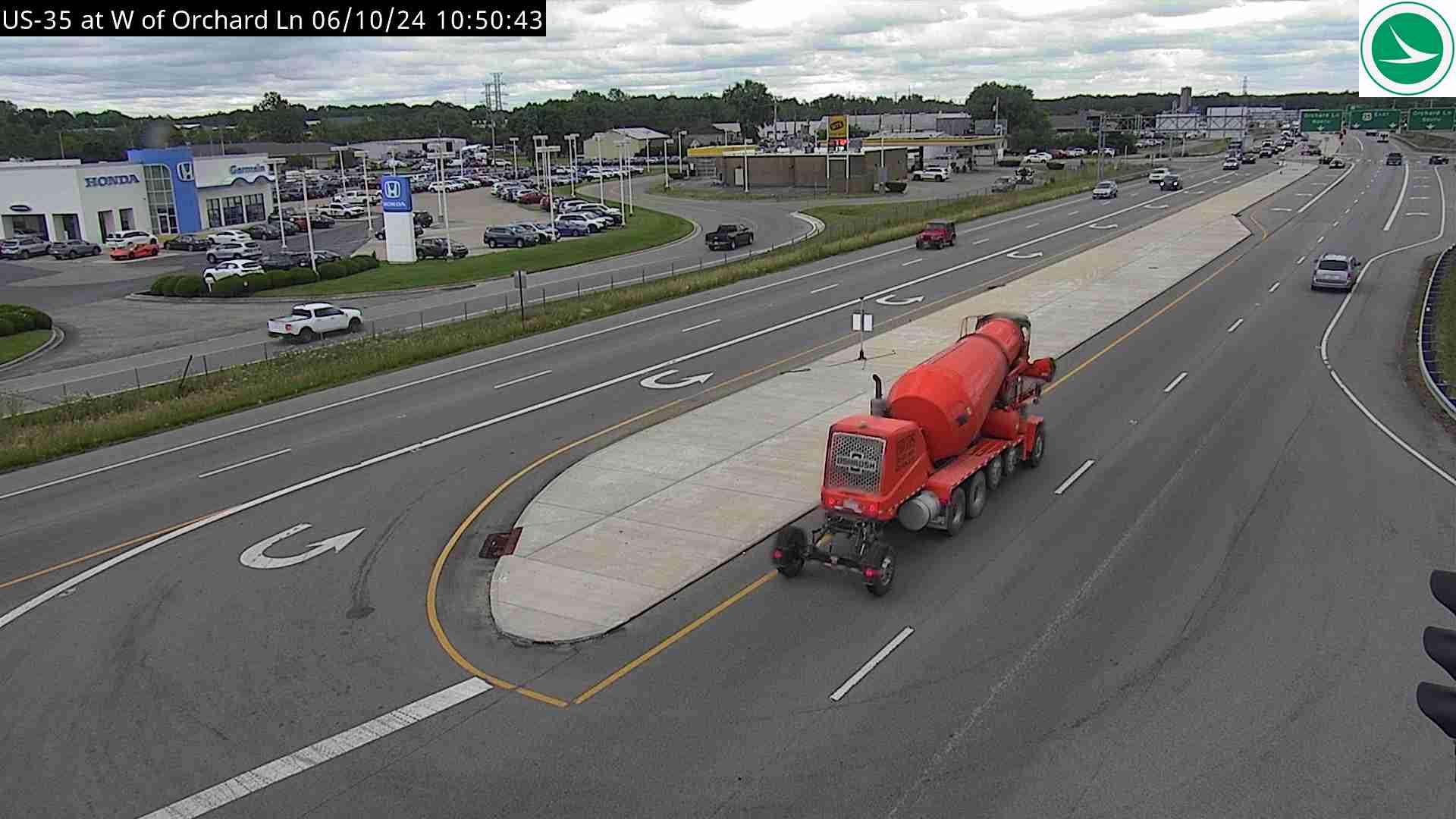 Traffic Cam Alpha: US-35 at West of Orchard Ln