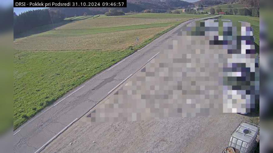 Traffic Cam Kozje: R2-422, Podsreda - Brestanica, Poklek pri Podsredi