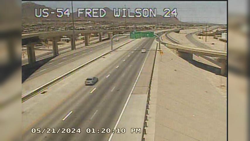 Traffic Cam El Paso › North: US-54 @ Fred Wilson