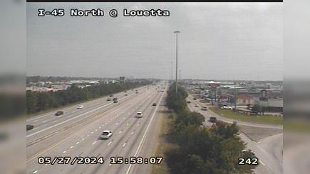 Traffic Cam Old Town Spring › South: IH-45 North @ Louetta