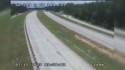 Traffic Cam Pinehurst › North: SH-249 @ FM 149 (S)