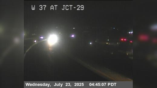 Traffic Cam Vallejo › West: TV130 -- SR-37 : AT JCT-29