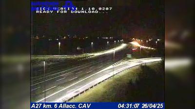 Preview delle webcam di Mogliano Veneto: A27 km. 6 Allacc. CAV