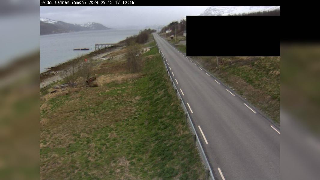 Traffic Cam Karlsoy: F863 Gamnes (Hessfjord)