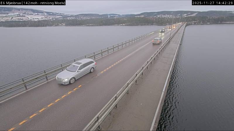 Traffic Cam Moelv: E6 Mjøsbrua