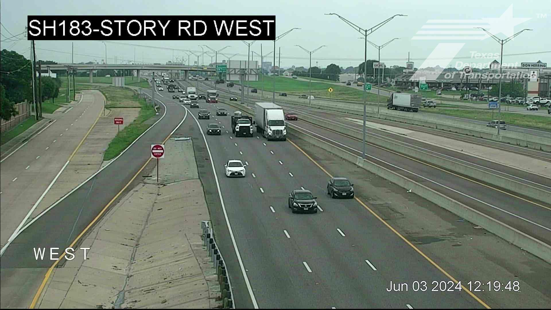 Traffic Cam Irving › East: SH183 @ Story Rd West