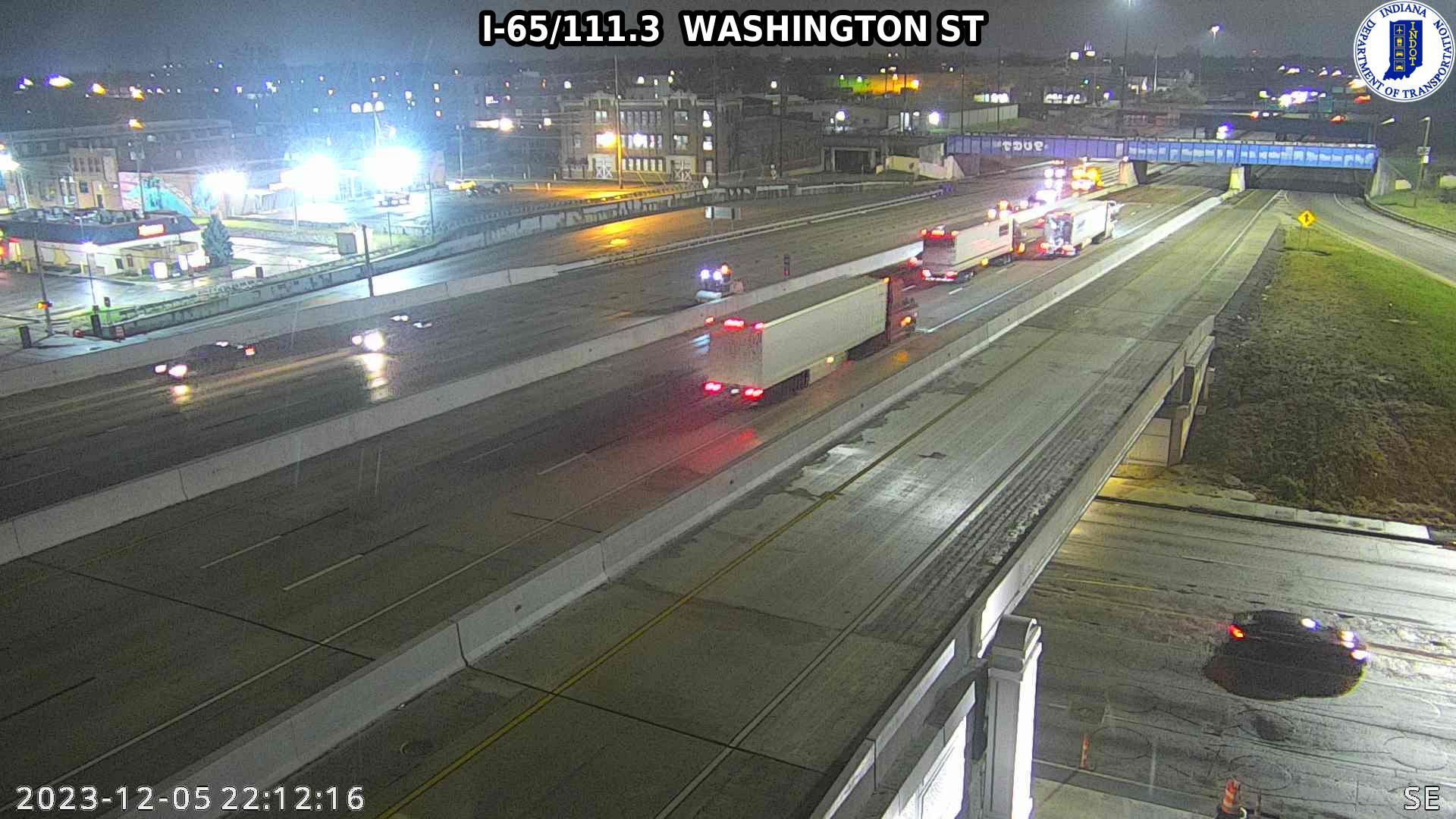 Traffic Cam Irish Hill: I-65: I-65/111.3 WASHINGTON ST