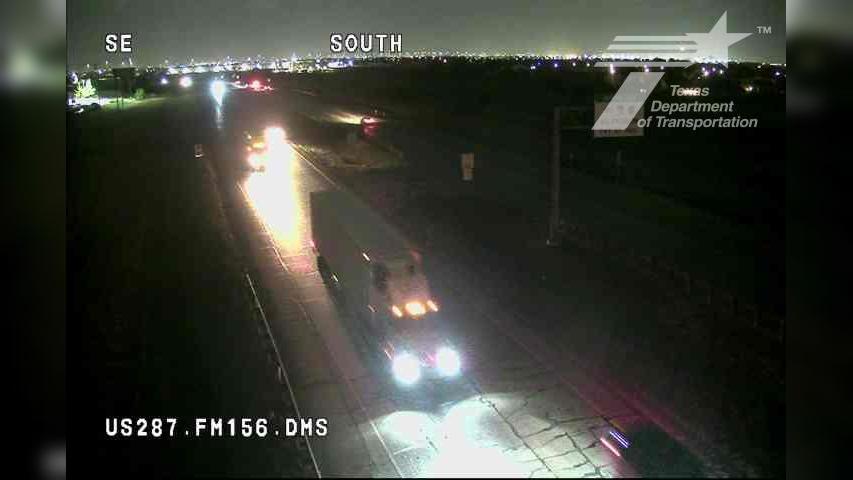 Traffic Cam Fort Worth › North: US287 @ FM156 DMS