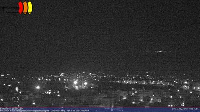 Vista de cámara web de luz diurna desde Catania: Etna − View from