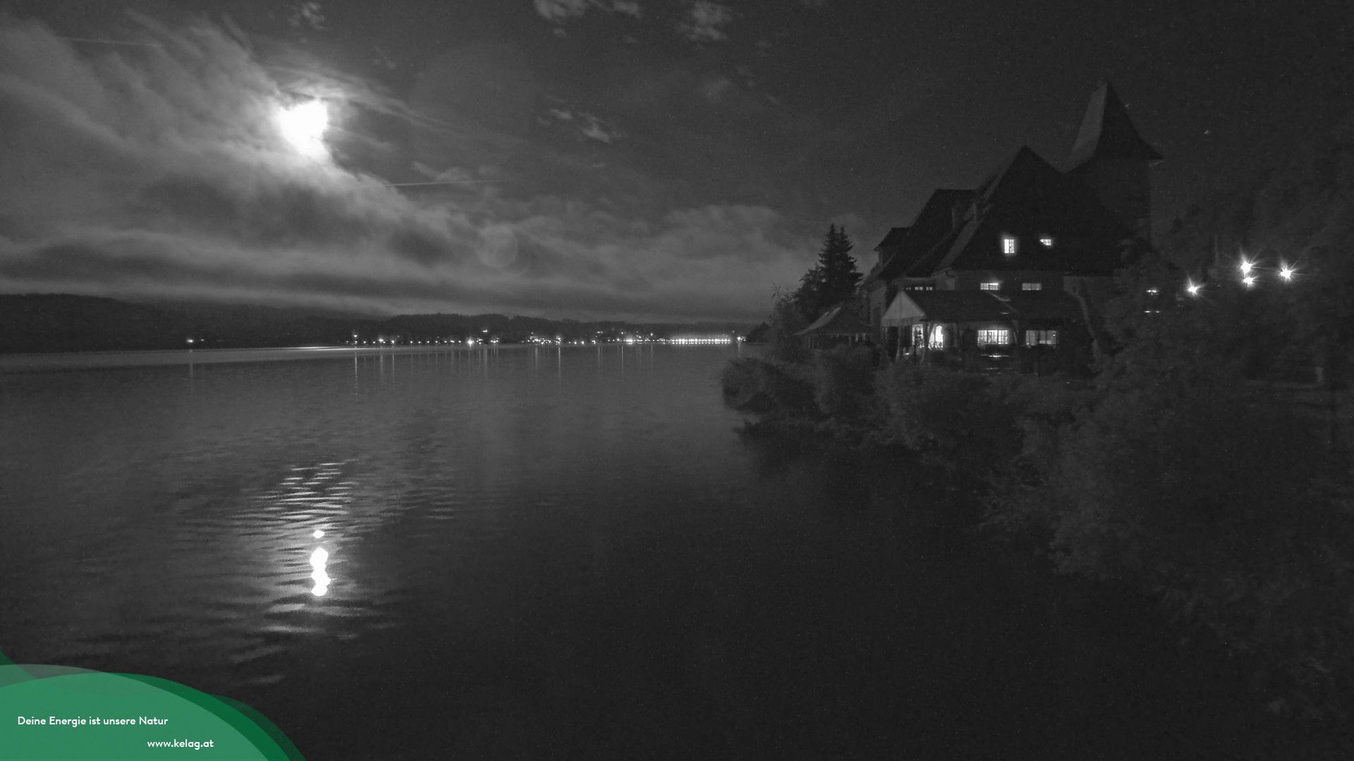 Traffic Cam Schiefling am Worthersee: Sehr geehrter Kunde !Schau-Kraftwerk-Forstsee