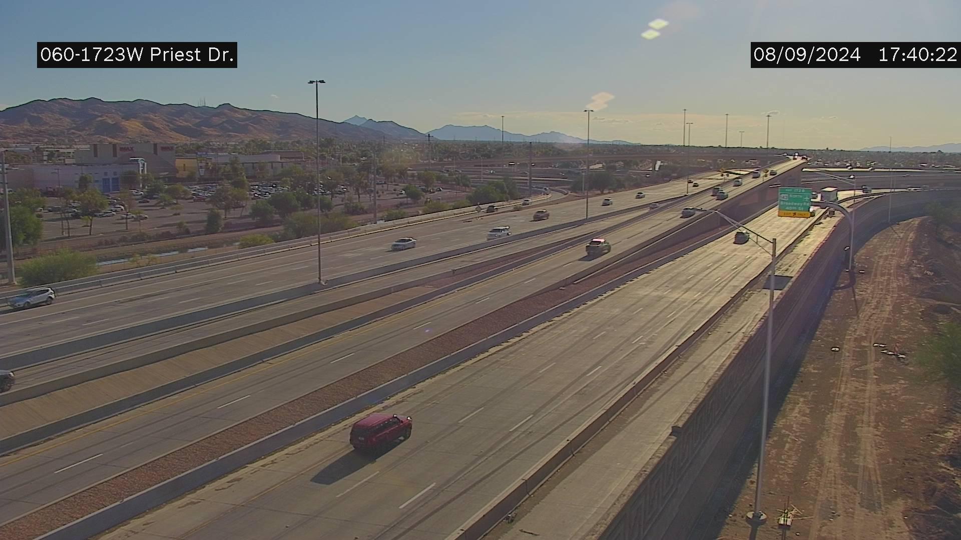 Traffic Cam Tempe: US 60 @ Priest