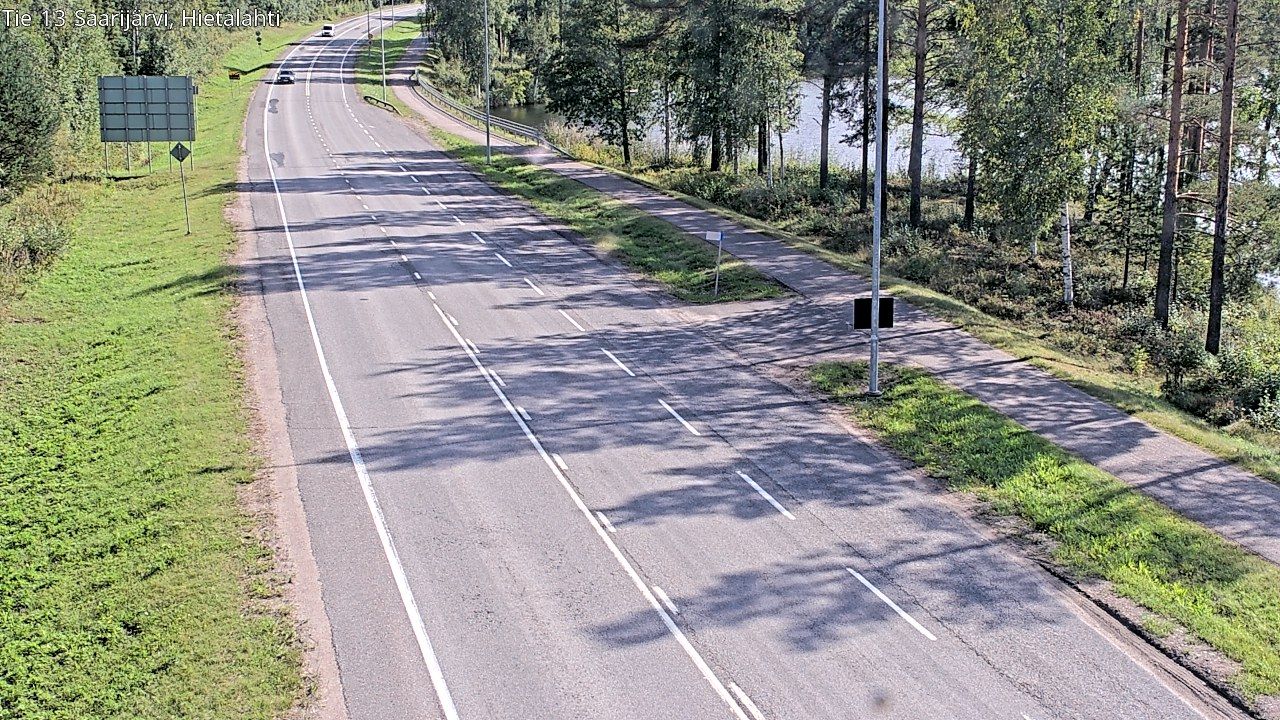 Traffic Cam Saarijarvi: Tie - Jyväskylään