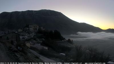 immagine della webcam nei dintorni di Montemonaco: webcam Castelluccio Norcia