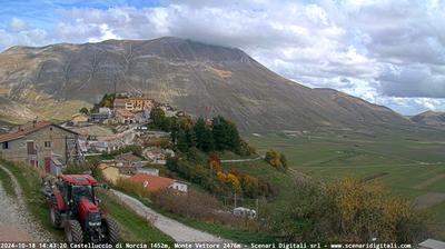 immagine della webcam nei dintorni di Arquata del Tronto: webcam Castelluccio Norcia