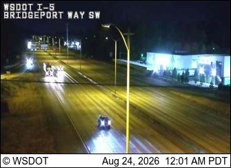 Traffic Cam Lakewood: I-5 at MP 125.9: Bridgeport Way
