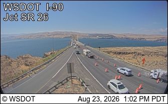 Traffic Cam Vantage › West: I-90 at MP 138 - Br. (View West)