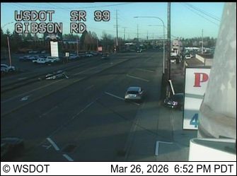 Traffic Cam Brier: SR 99 at MP 51.7: Gibson Rd