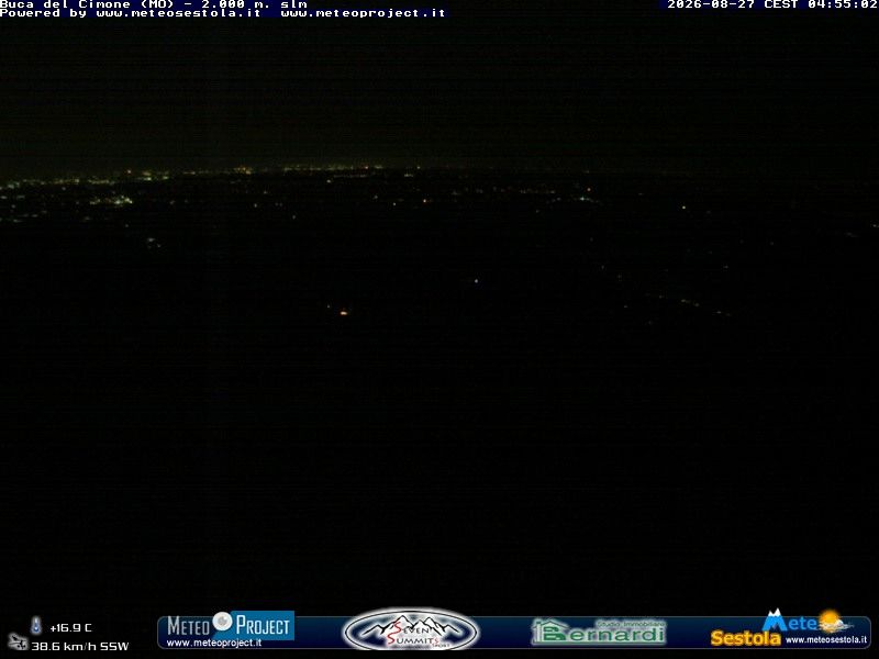 Traffic Cam Riolunato › North: Appennino Tosco-Emiliano National Park