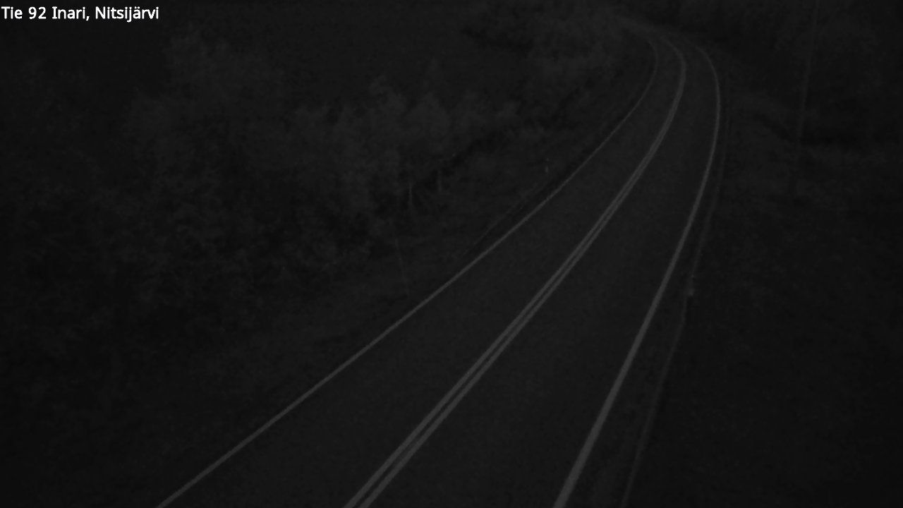 Traffic Cam Inari: Tie - Nitsijärvi - Inariin