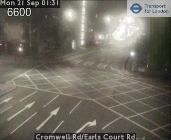 Traffic Cam London: Cromwell Rd/Earls Court Rd